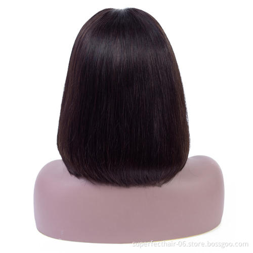 Wholesale Vendors 10A Grade Virgin Pixie Cut Short Bob Lace Frontal Wig Deep Water Wave Pre Plucked Lace Front Human Hair Wigs